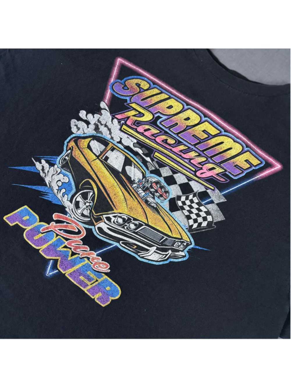 DOM Supreme Racing Pure Power Muscle Car Tee 2XL Black